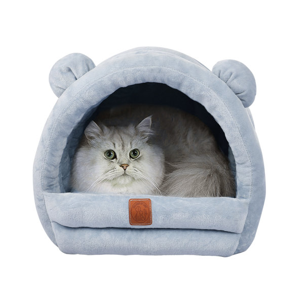 ANMINY Hooded Pet Bed Cat Cave Wayfair